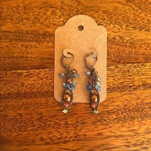 Elegant Multicolor Dangle Earrings